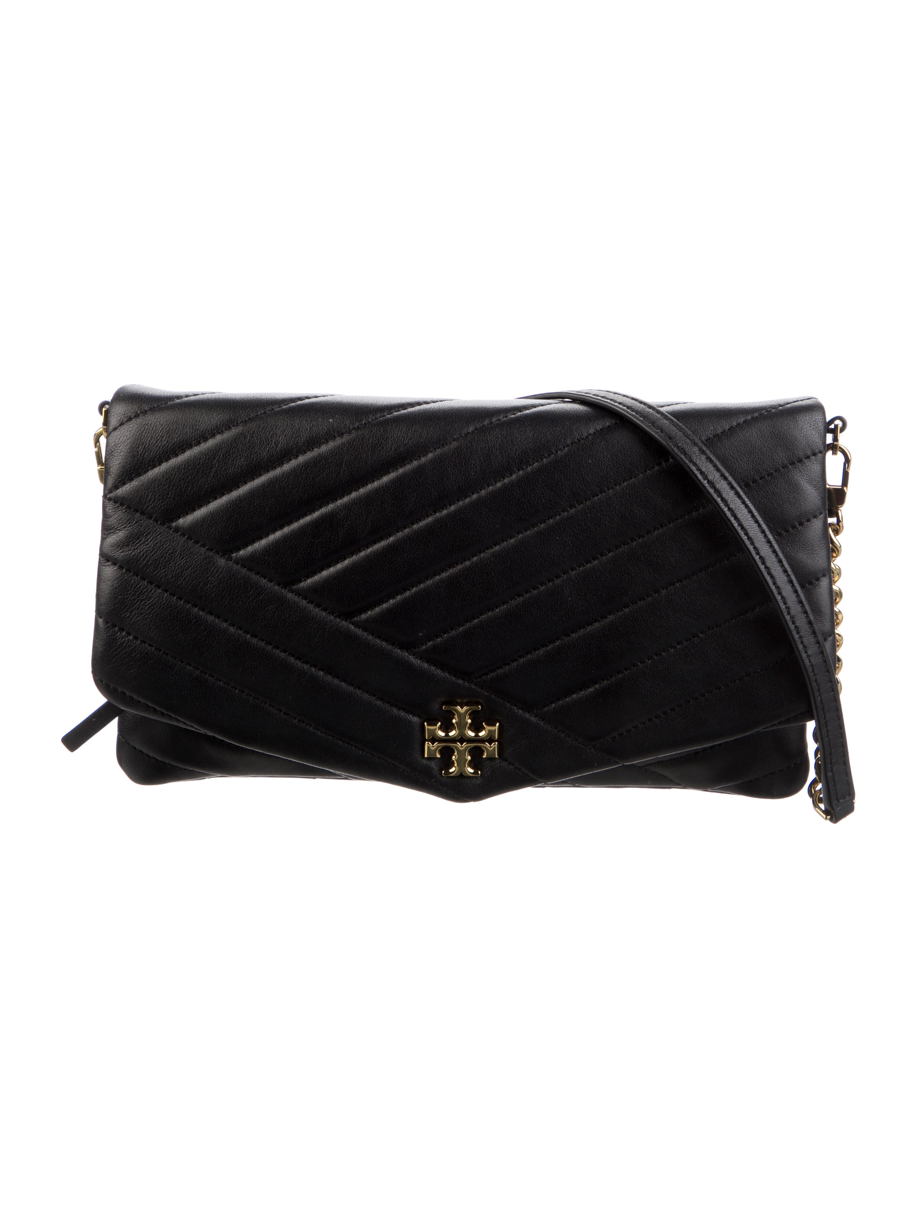 Tory Burch Quilted Leather Shoulder Bag Black Shoulder Bags, Handbags