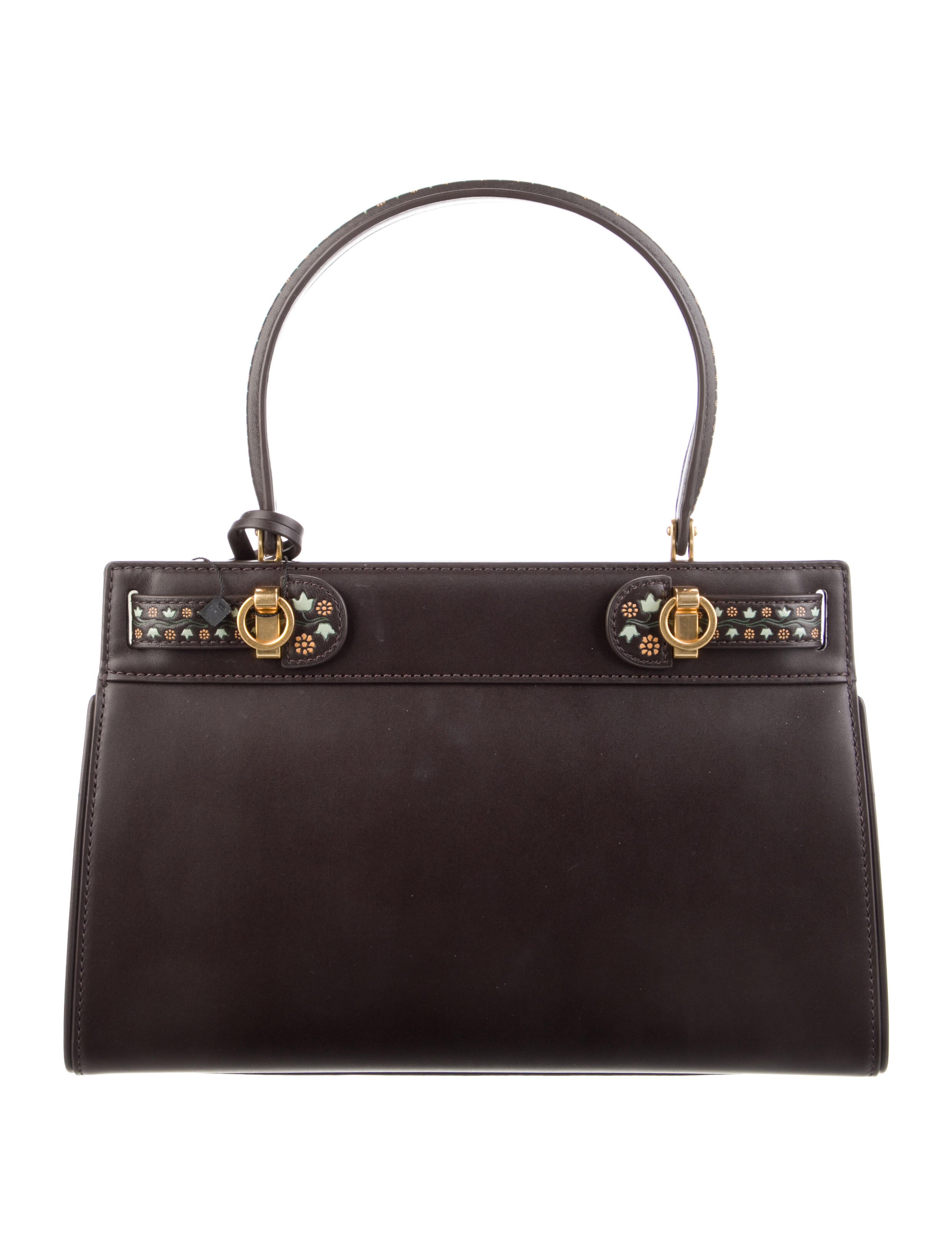 Tory Burch Small Lee Radziwill Needlepoint Bag - Neutrals Handle