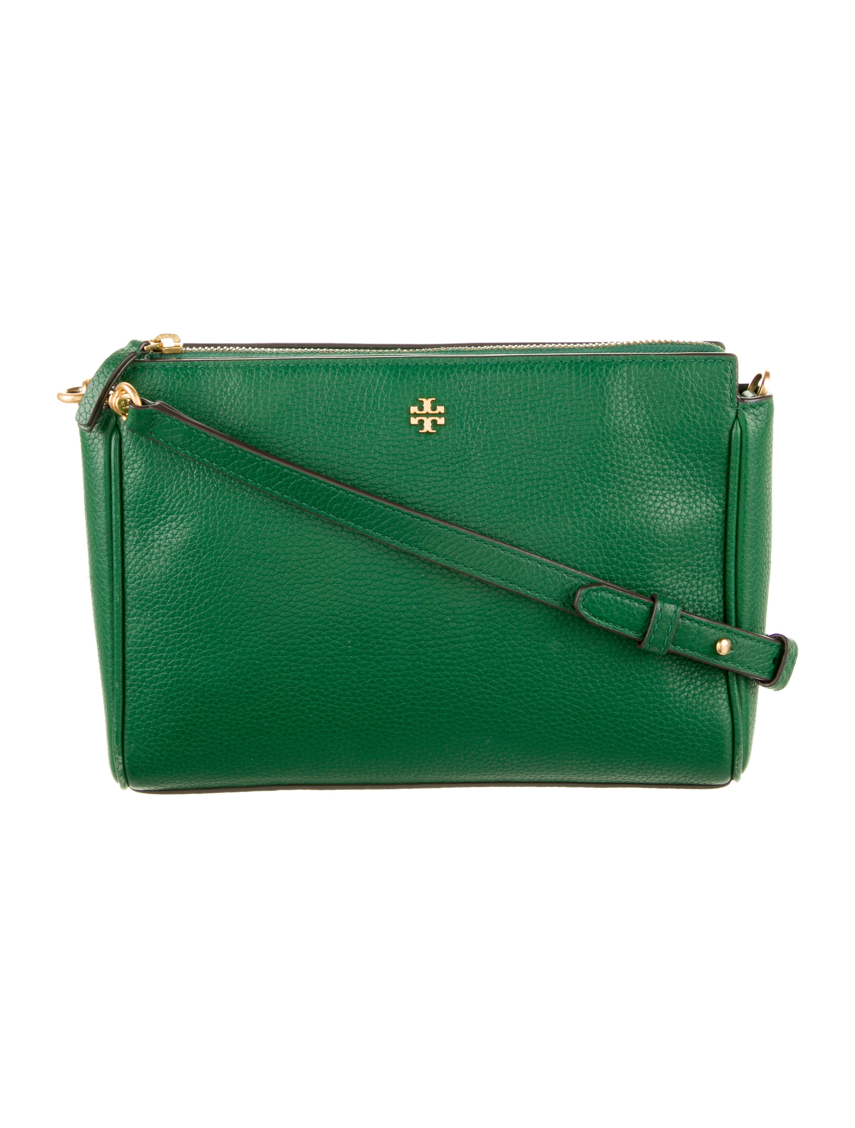 Tory Burch Leather Crossbody Bag Green Crossbody Bags, Handbags