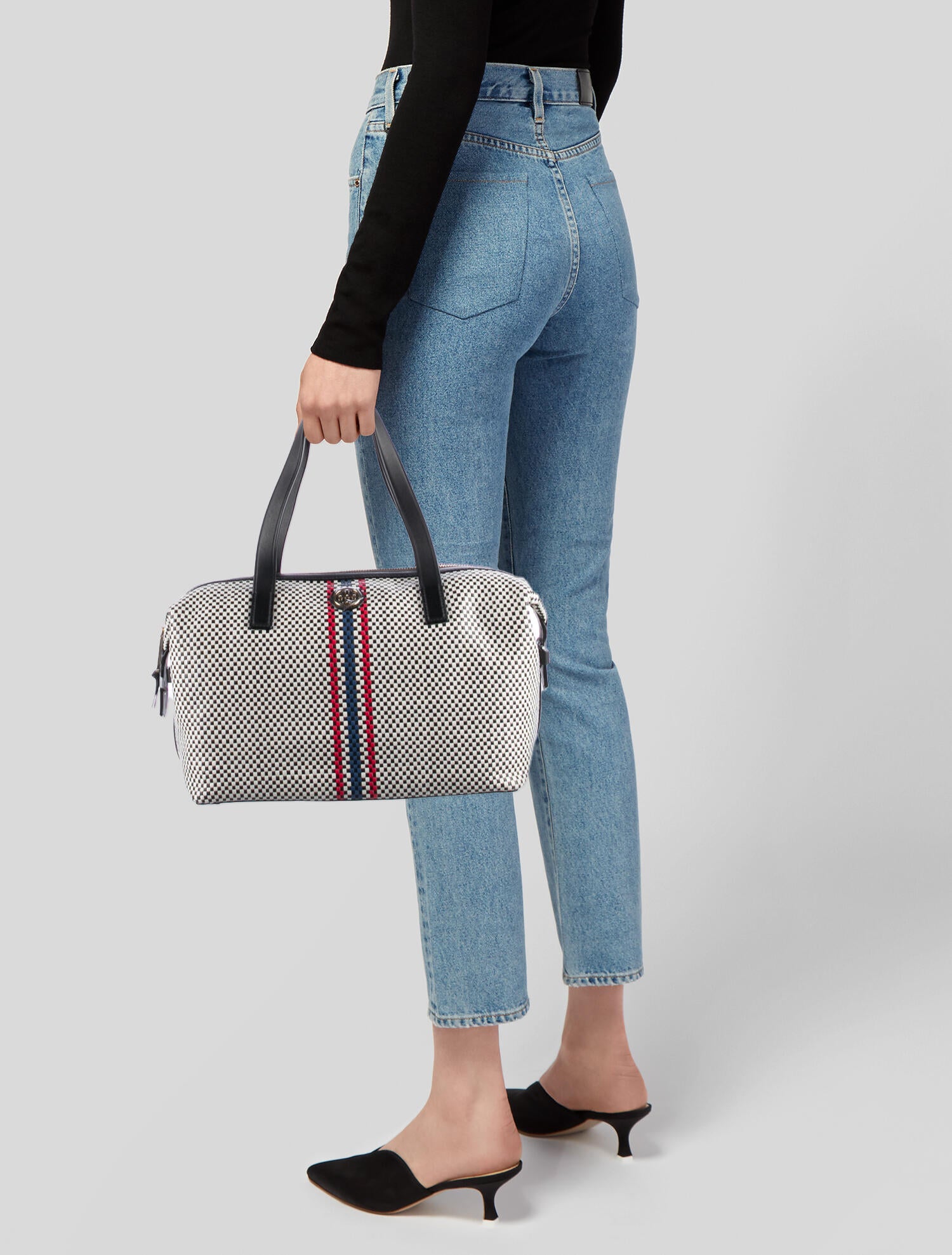 Tory Burch Green Cotton-Like Shoulder Bag main image 1