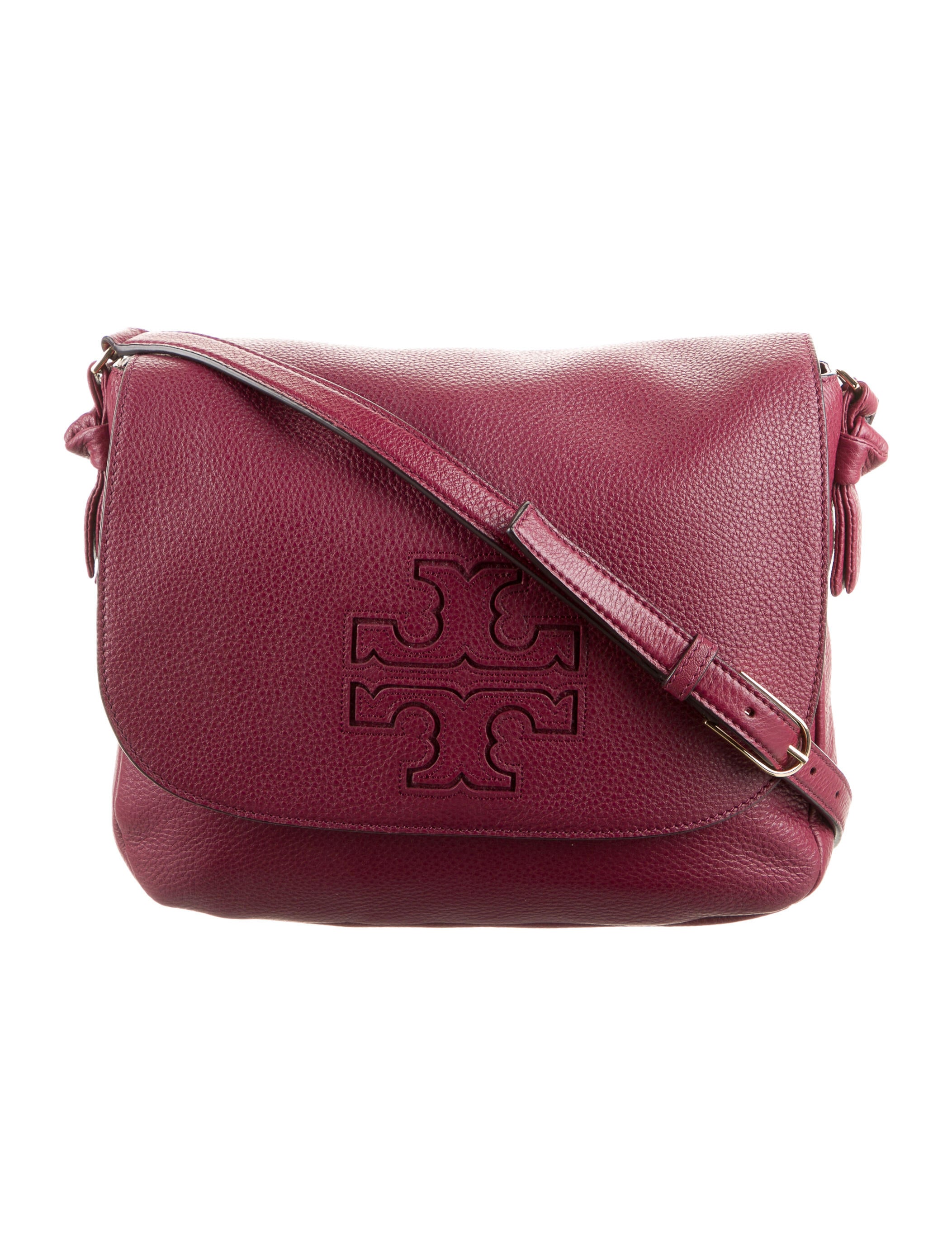 Tory Burch Leather Crossbody Bag Burgundy Crossbody Bags, Handbags