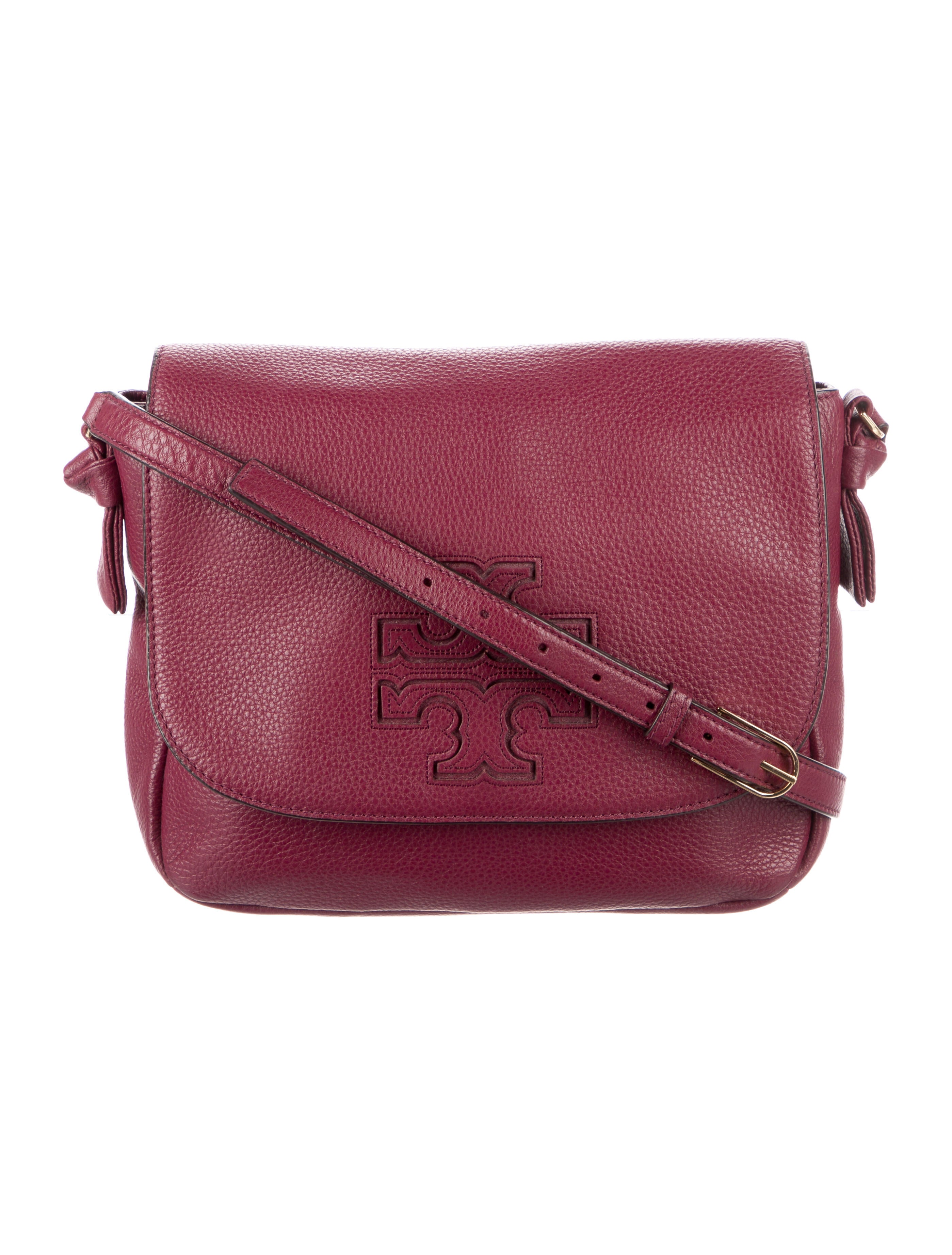 Tory Burch Leather Crossbody Bag Burgundy Crossbody Bags, Handbags