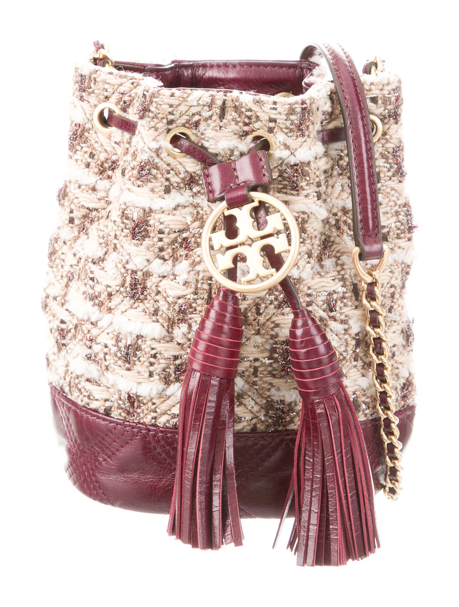 Tory Burch Embossed Leather Crossbody Bag Grey Crossbody Bags