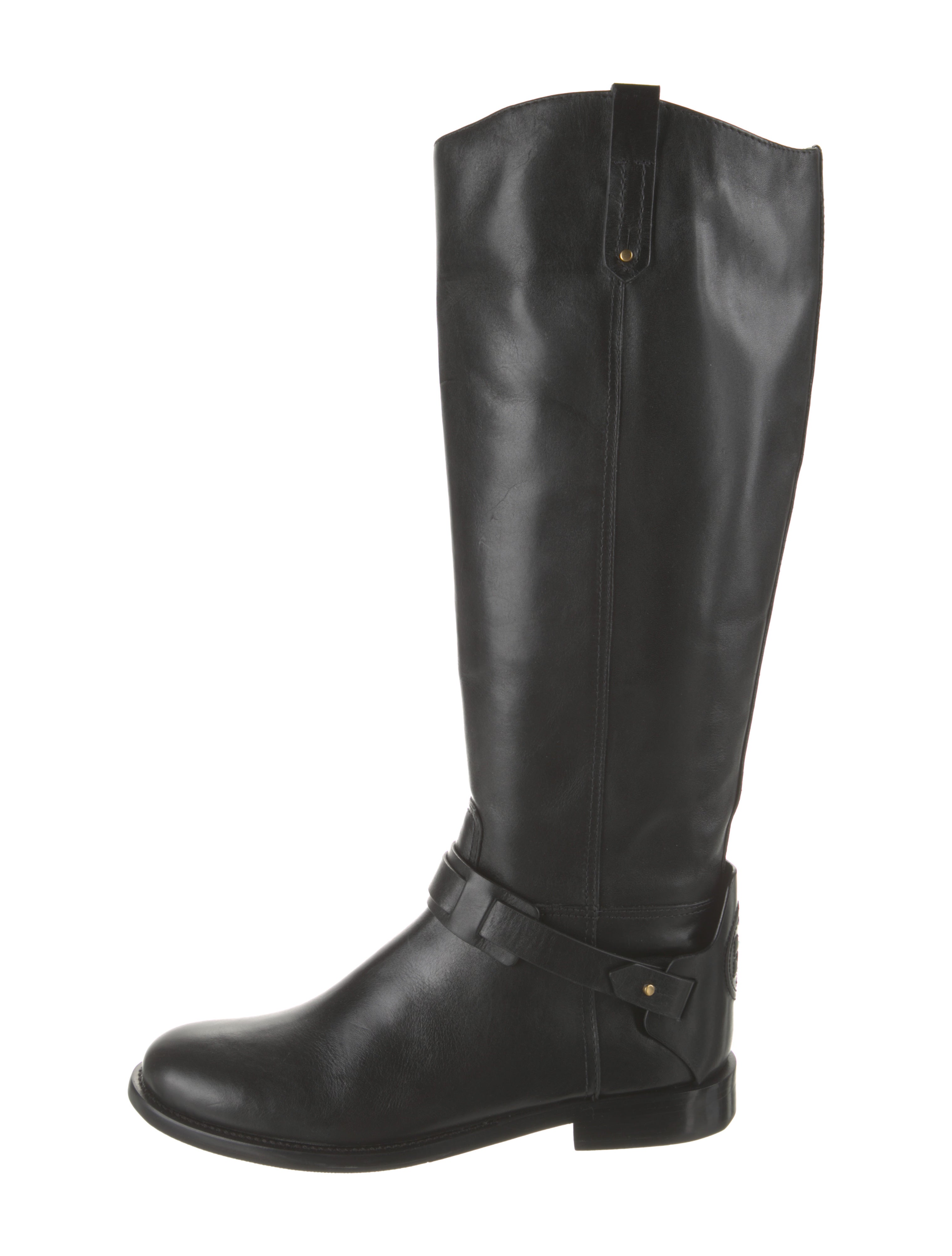 Tory Burch Leather Riding Boots