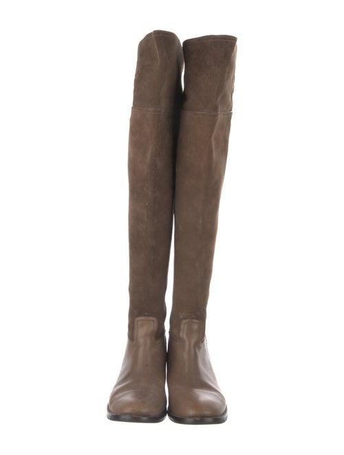 Tory Burch Suede Riding Boots