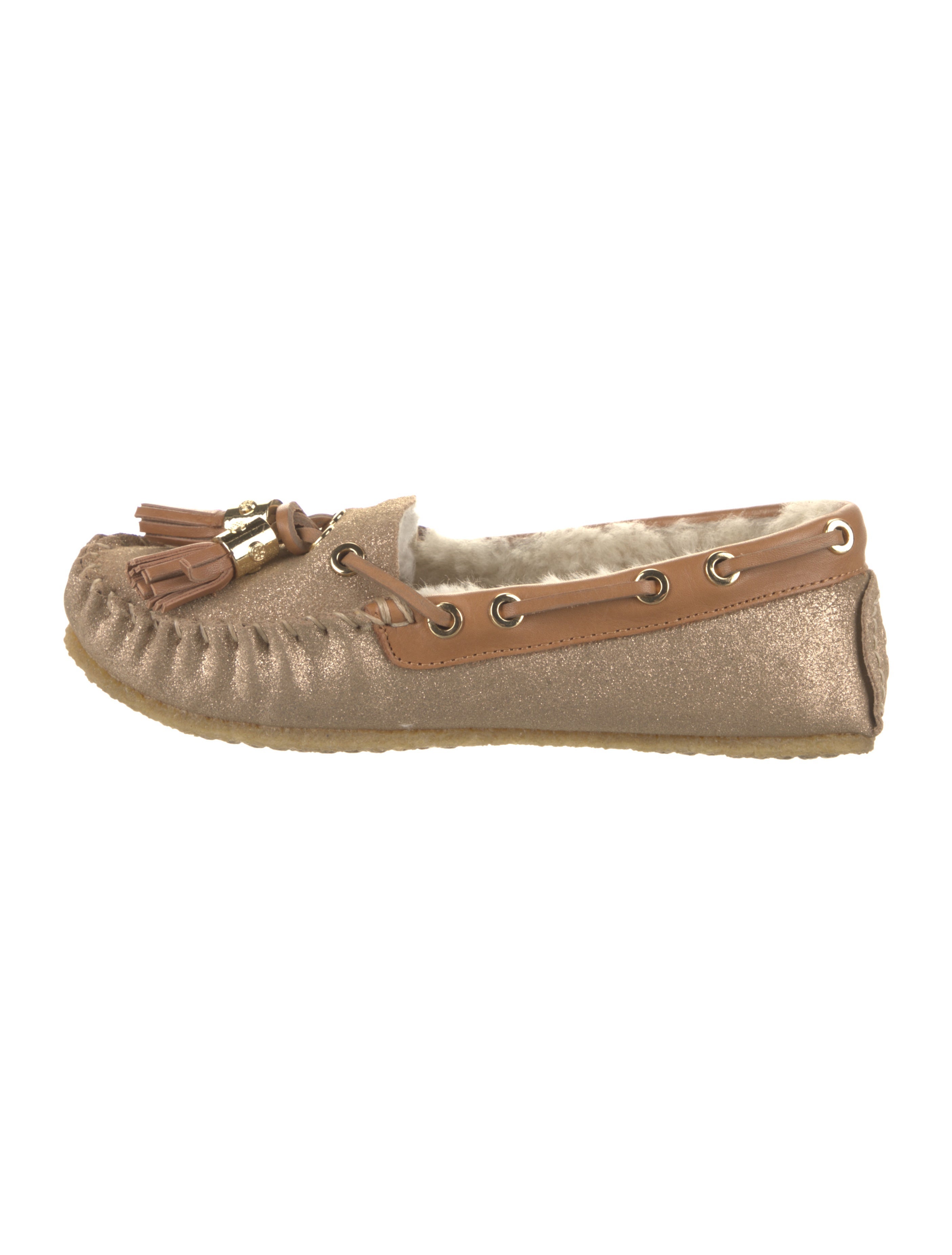 Aquazzura Embellished Velvet Flats Grey Flats, Shoes AQZ22039 The