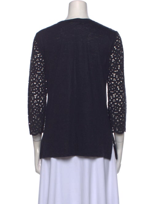 Tory Burch Lace Pattern V-Neck Tunic