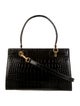 Tory Burch Lee Radziwill Croc Embossed Small Bag