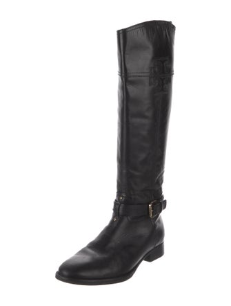 Tory Burch Leather Riding Boots