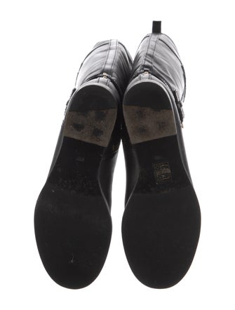 Tory Burch Leather Riding Boots