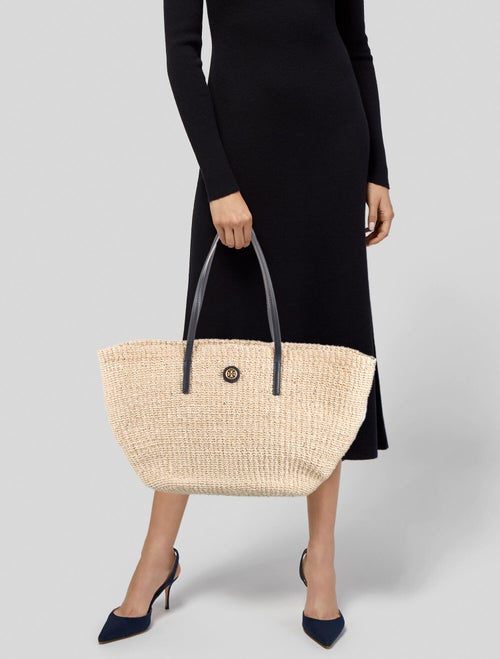 Tory Burch Straw Tote Bag