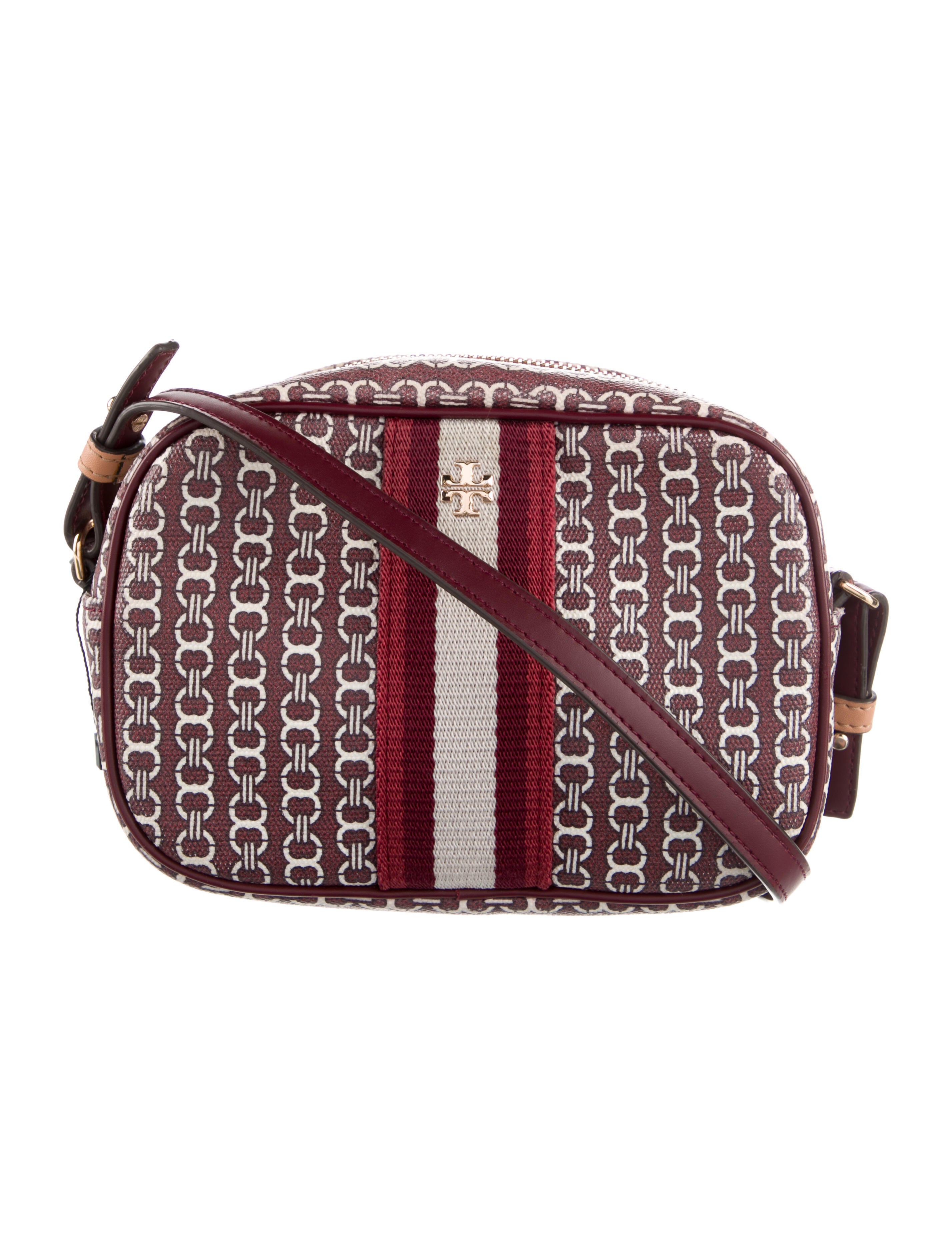 Tory Burch Pattern Coated Canvas Crossbody Bag