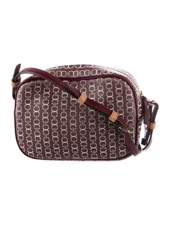 Tory Burch Pattern Coated Canvas Crossbody Bag