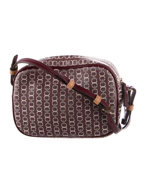 Tory Burch Pattern Coated Canvas Crossbody Bag