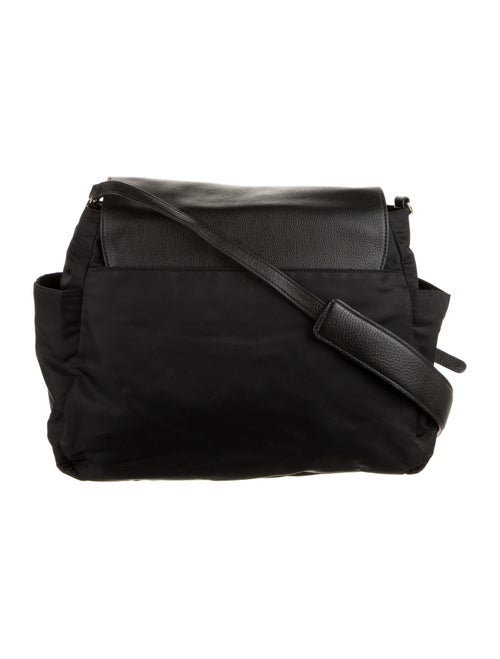 Tory Burch Leather Trim Nylon Crossbody Bag