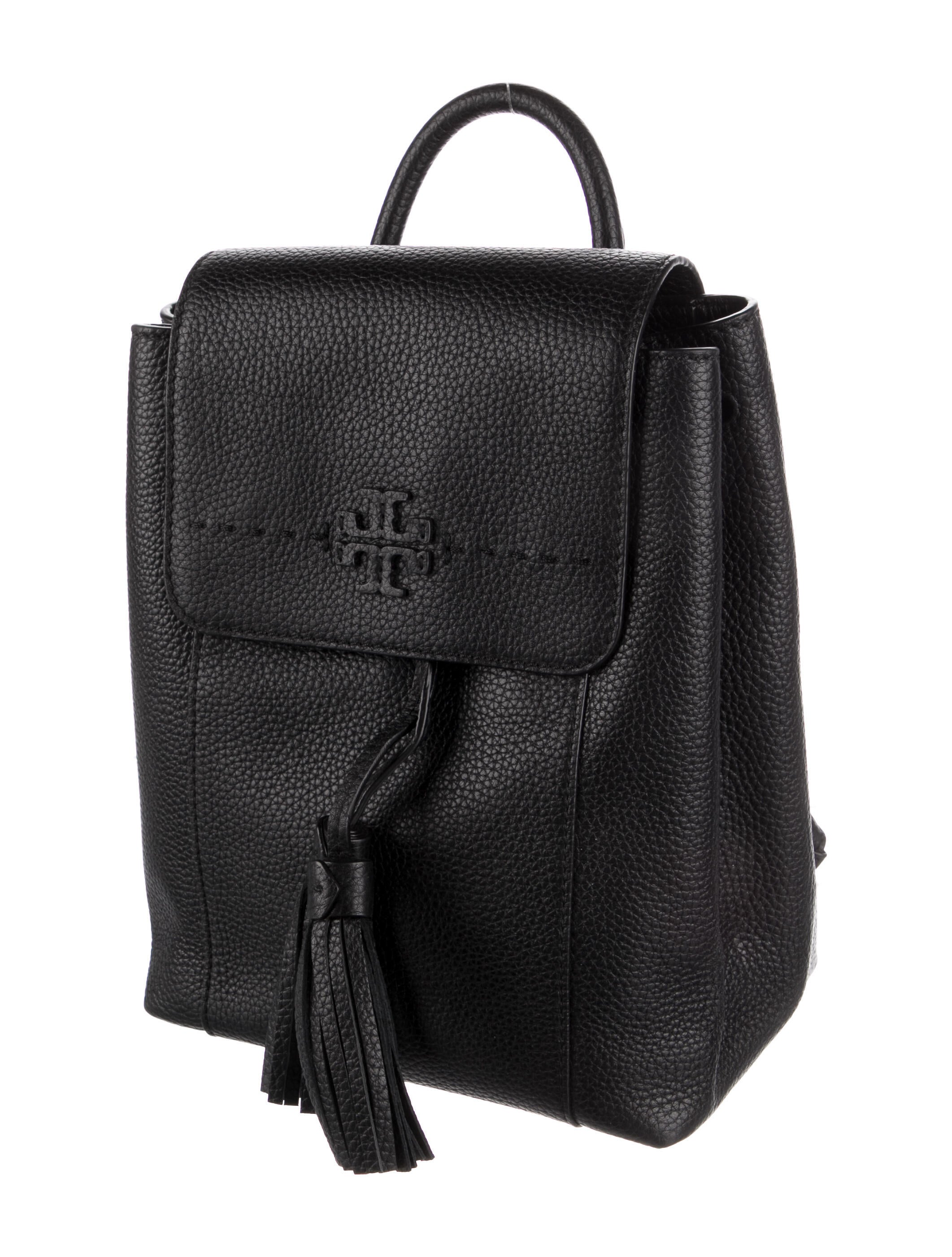 Tory Burch Leather Backpacka Black Backpacks, Handbags WTO553469