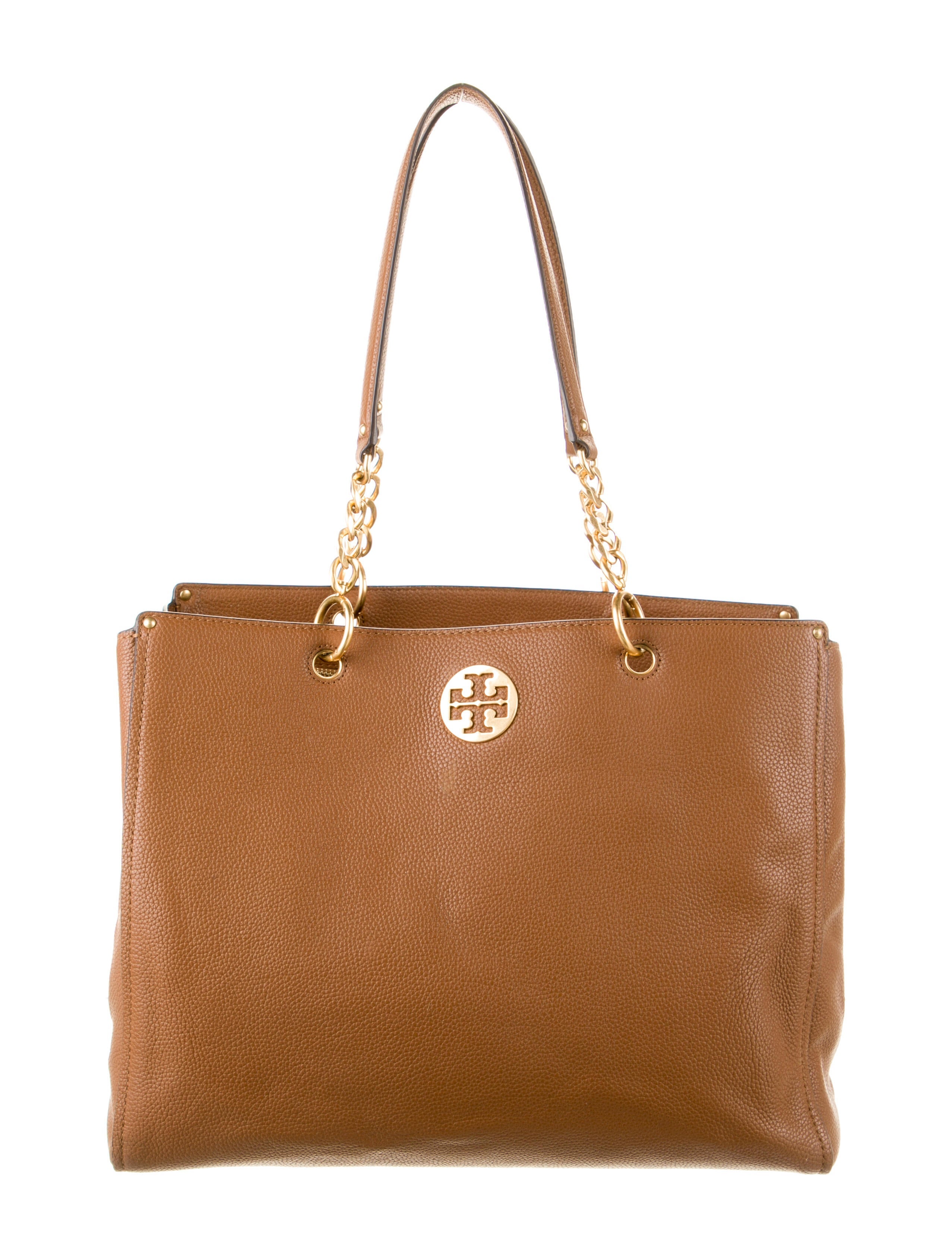 Tory Burch Chain-Link Leather Tote