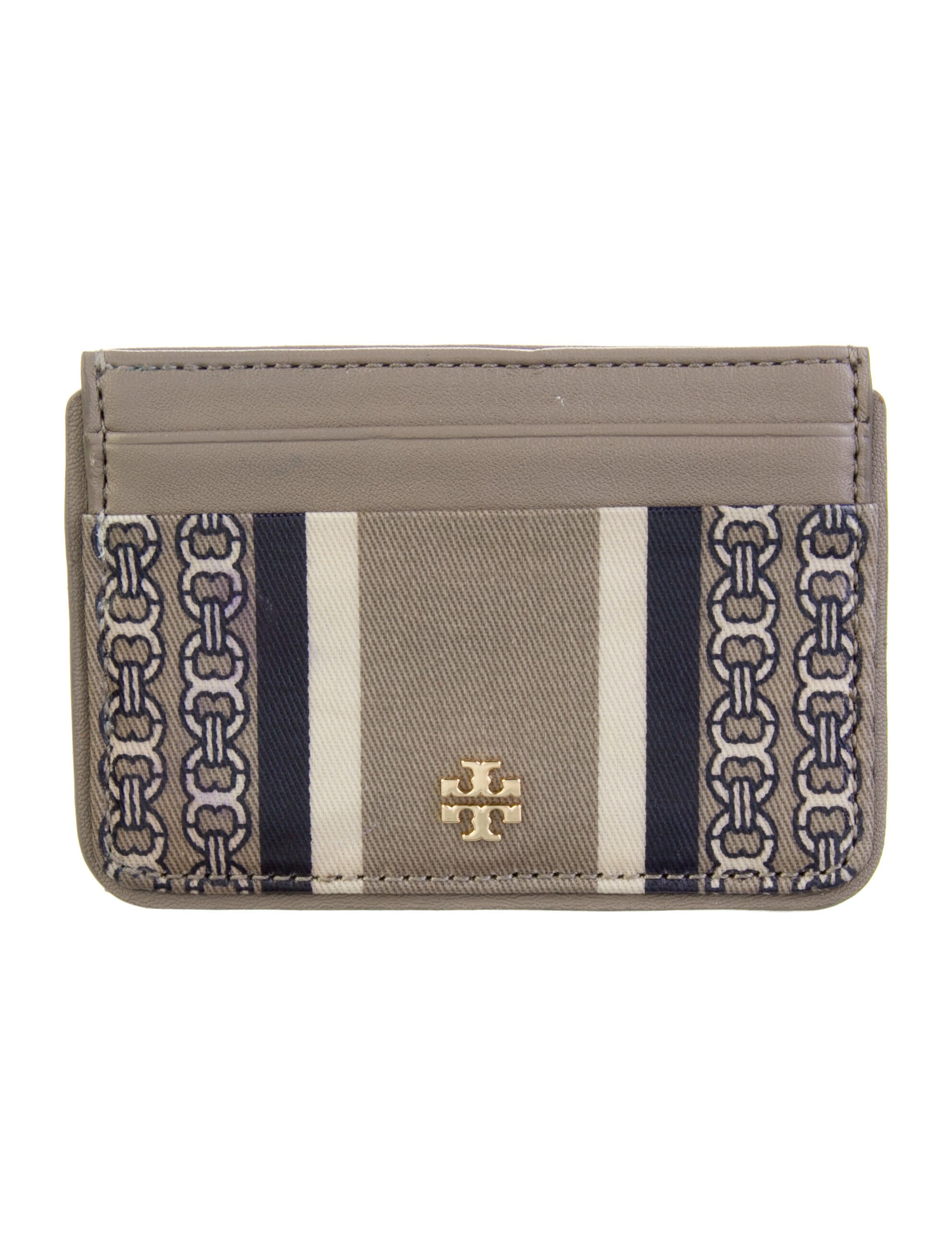 Tory Burch Printed Card Holder Brown Wallets, Accessories WTO556107