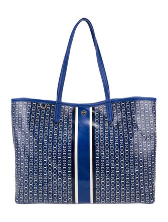 Tory Burch Coated Canvas Tote Bag