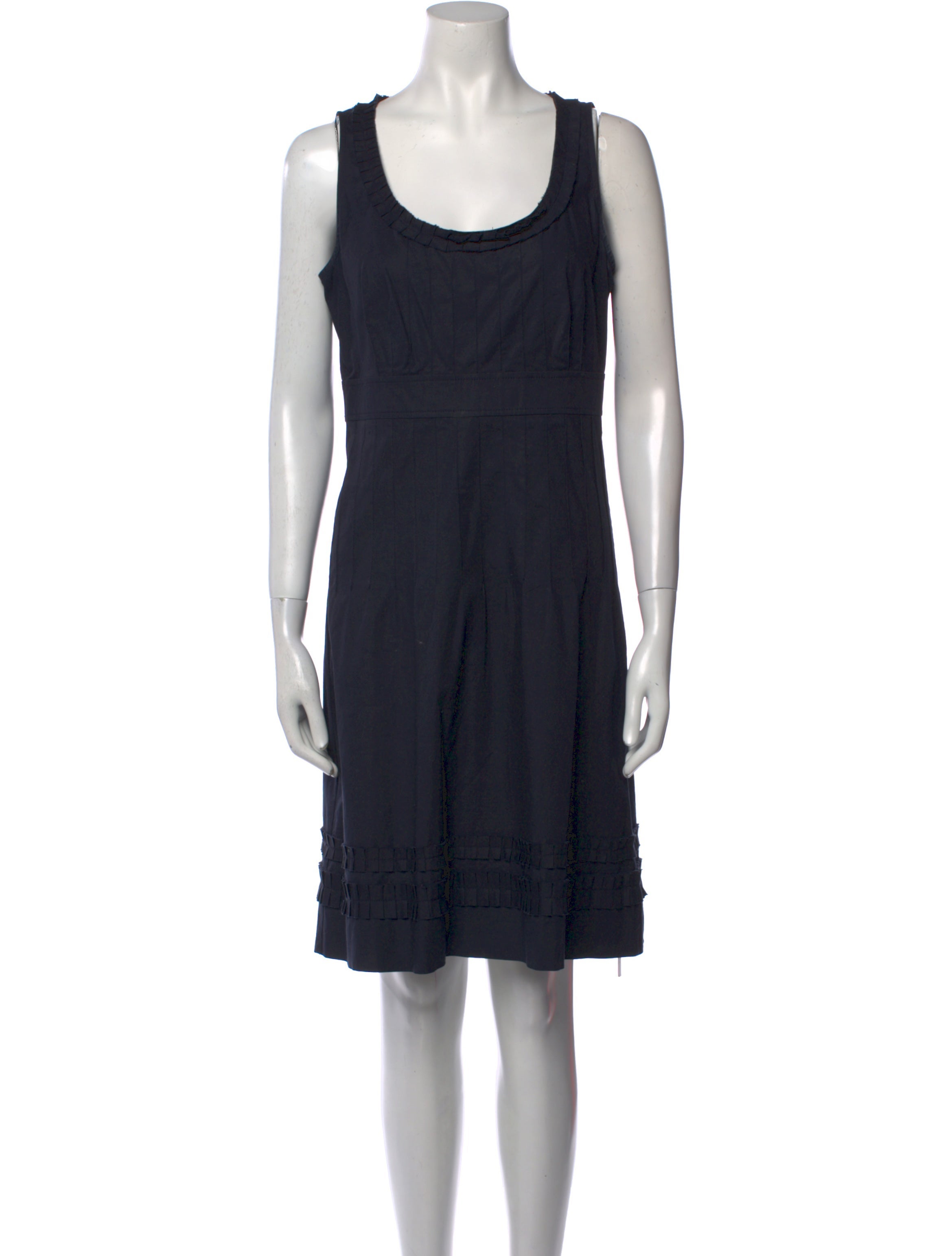 Tory Burch Scoop Neck Knee-Length Dress