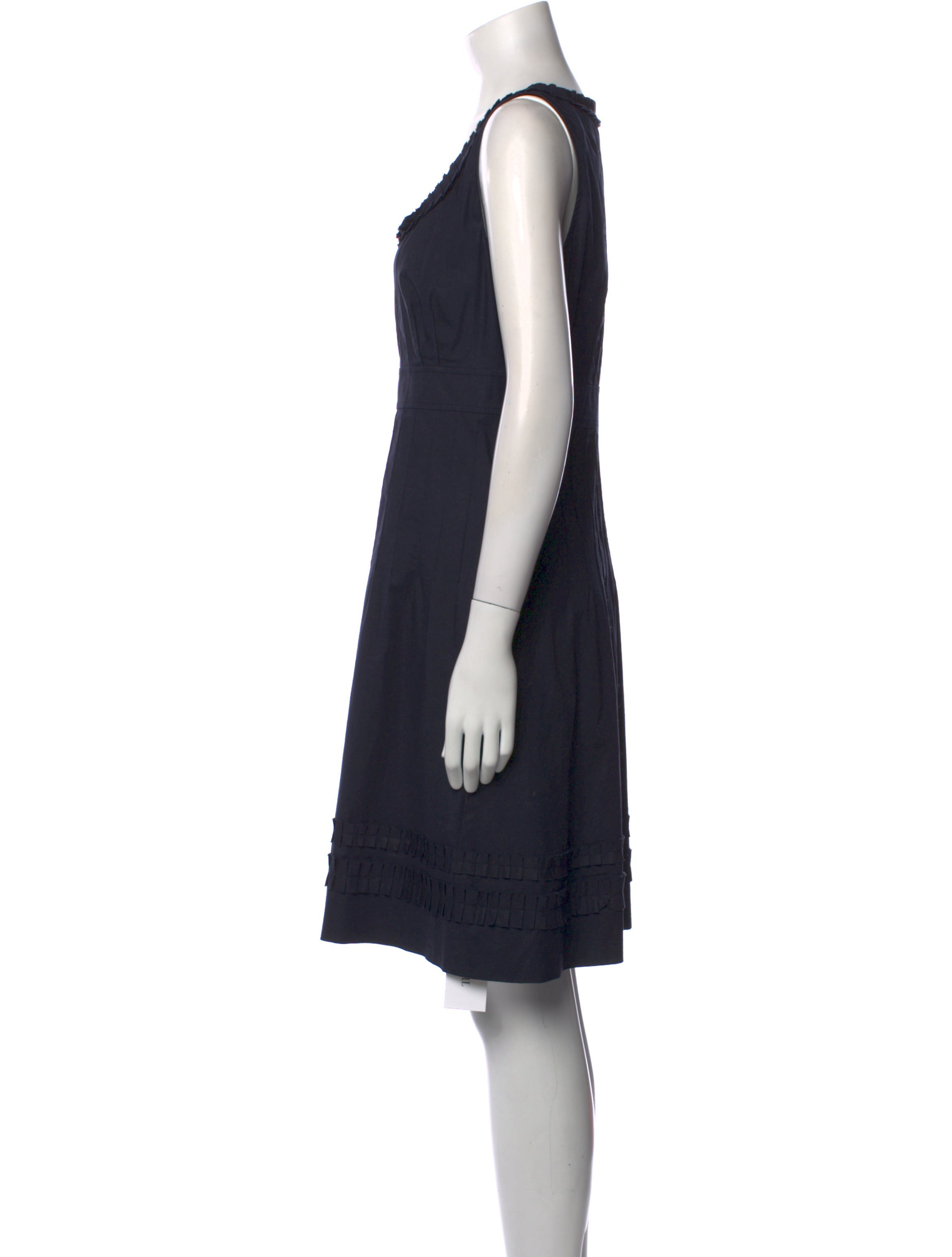 Tory Burch Scoop Neck Knee-Length Dress