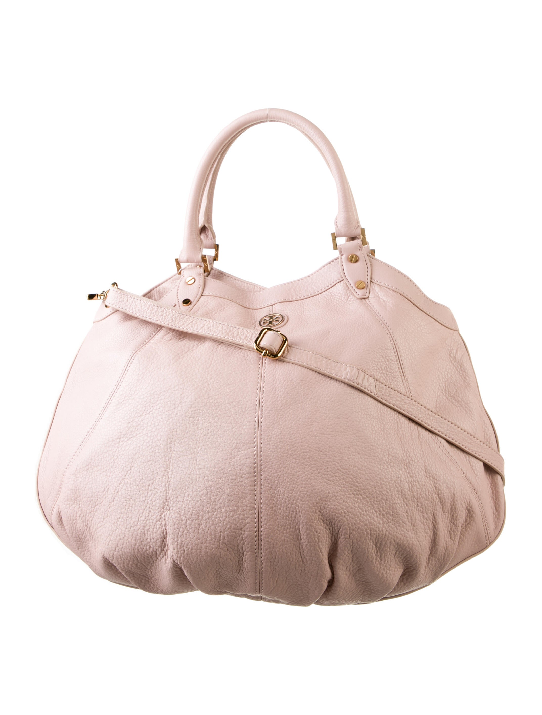Tory Burch Large Dakota Leather Hobo - Pink Hobos, Handbags 