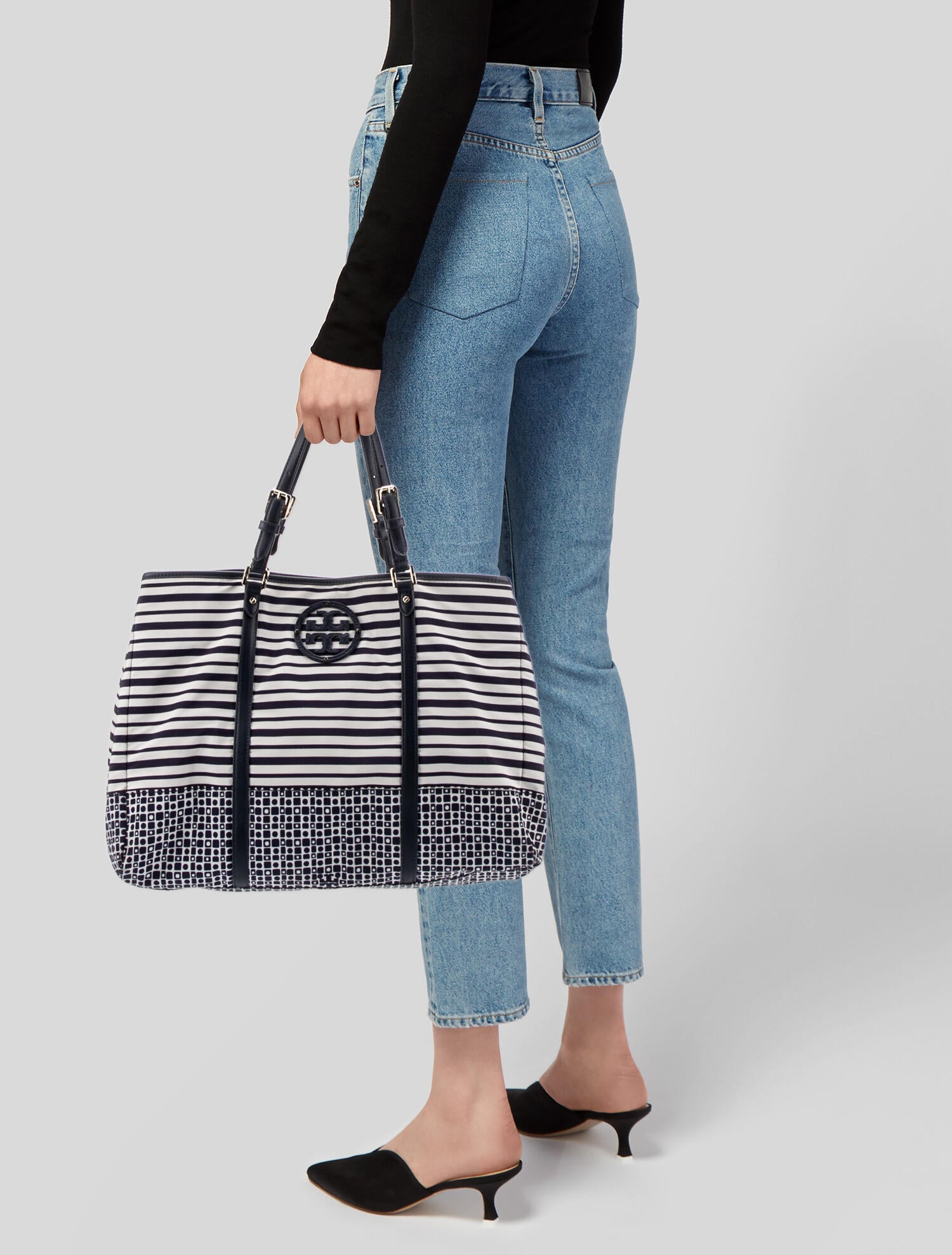 Tory Burch Nylon Tote Bag Neutrals Totes, Handbags WTO574211 The