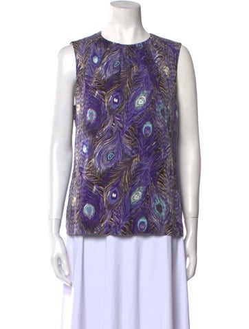 Tory Burch Tops Silk Paisley Print Blouse M