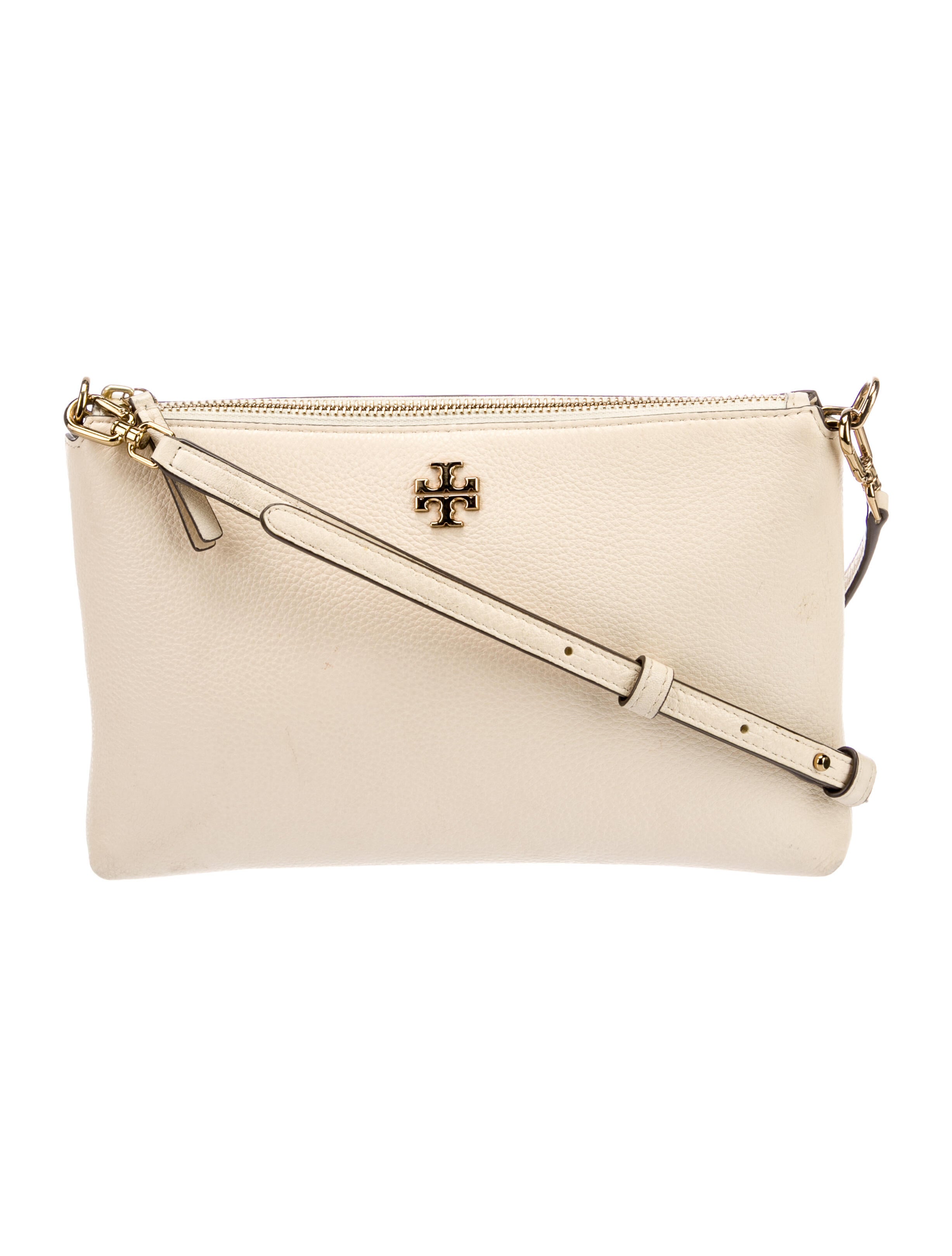 Tory Burch Gold Leather Crossbody Bag