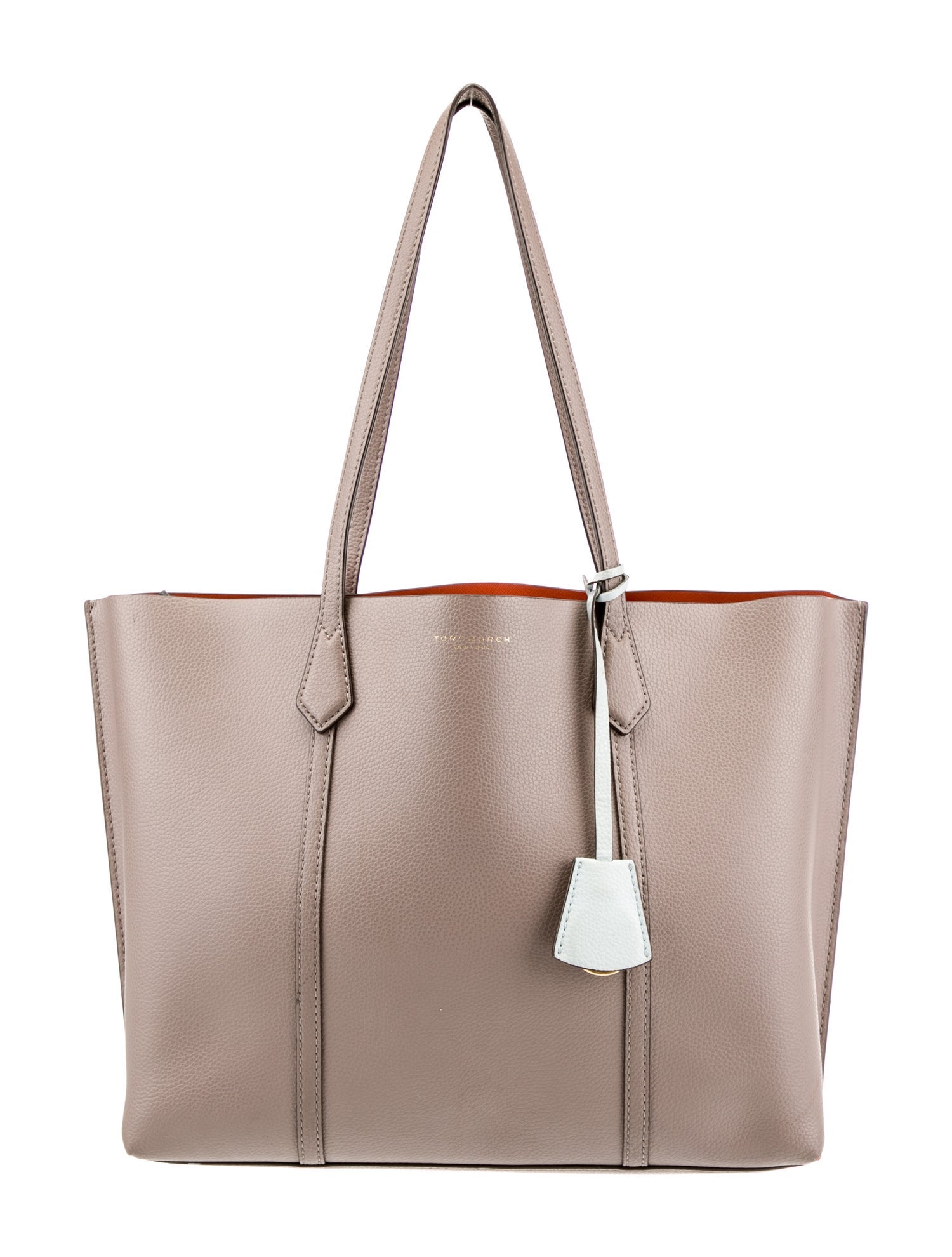 Tory Burch Leather Shoulder Bag Grey Shoulder Bags, Handbags WTO598115 The RealReal