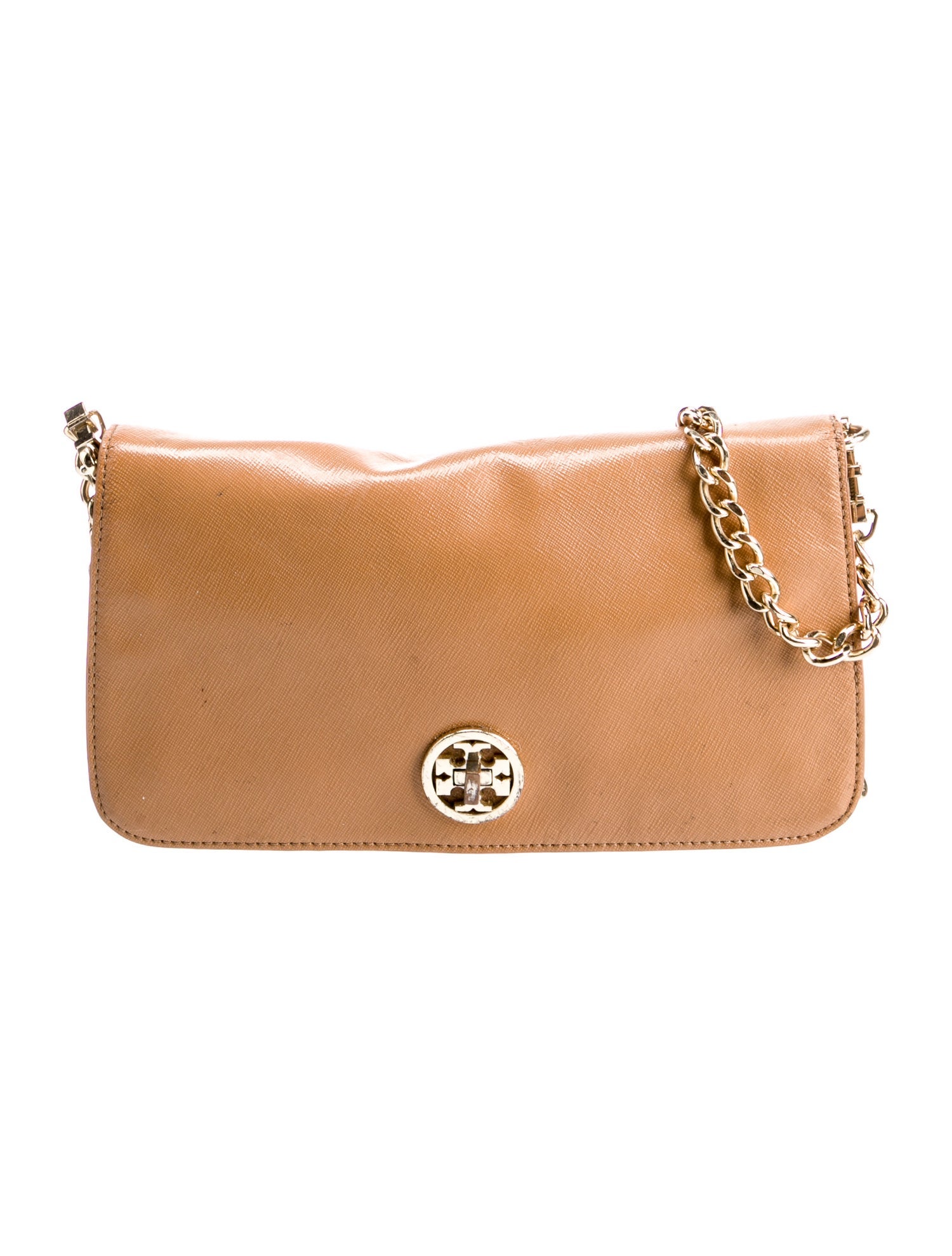 Tory Burch Logo Coated Canvas Crossbody Bag Neutrals Crossbody Bags
