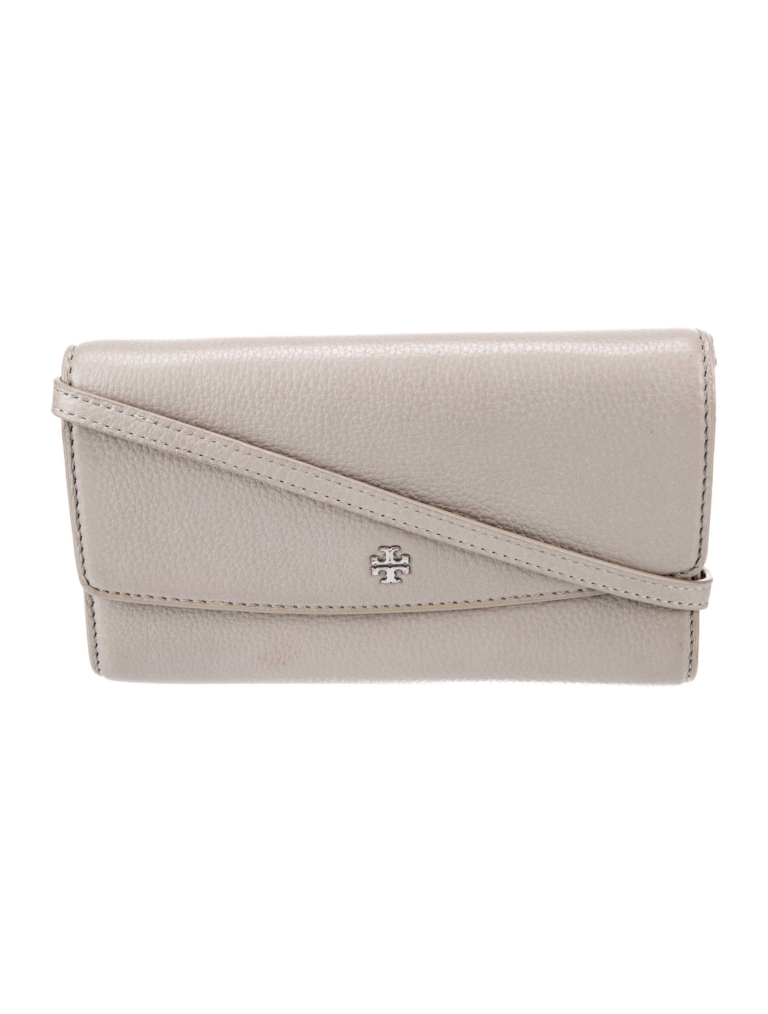 Tory Burch Leather Crossbody Bag Grey Crossbody Bags, Handbags WTO605279 The RealReal