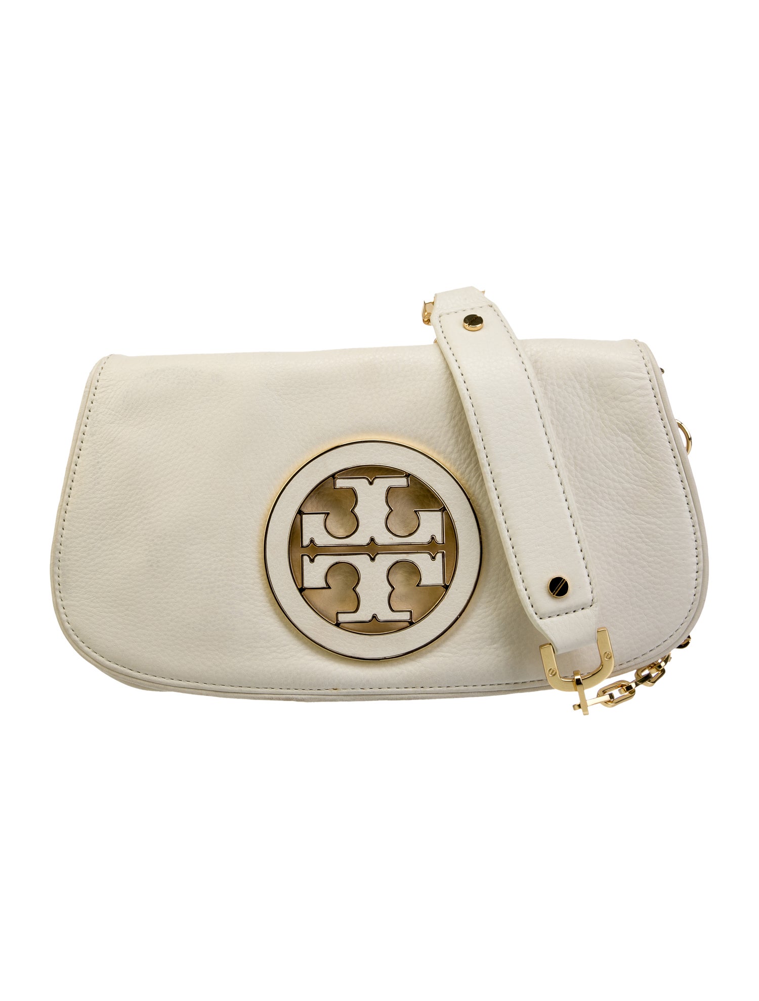 Tory Burch Leather Crossbody Bag White Crossbody Bags, Handbags WTO611326 The RealReal