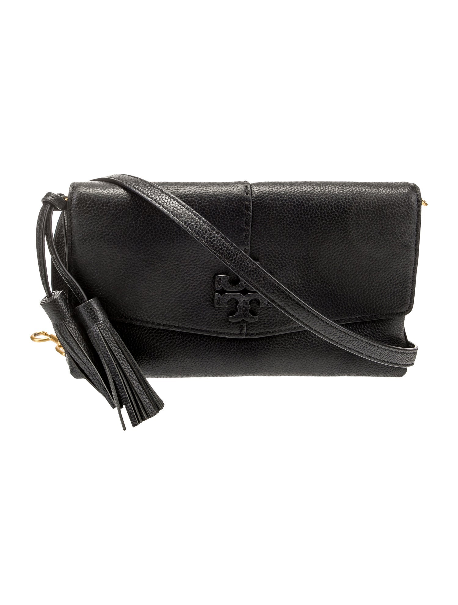 Tory Burch Leather Crossbody Bag Black Crossbody Bags, Handbags