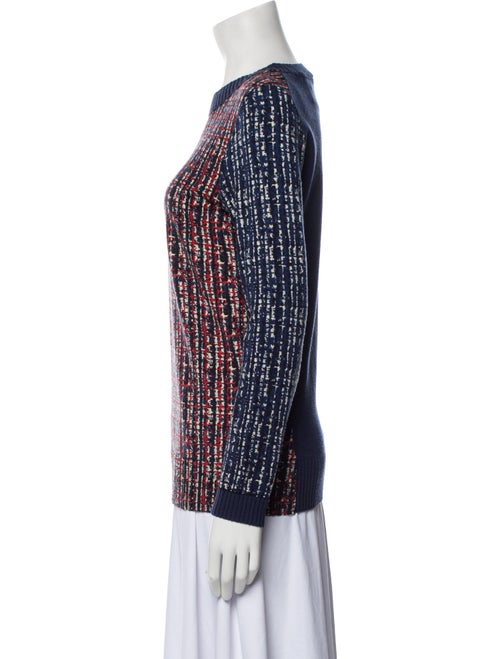 Tory Burch Printed Crew Neck Sweater