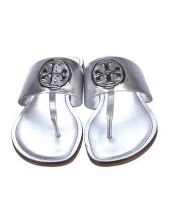 Tory Burch Leather Slides