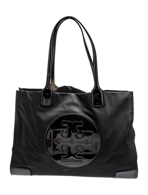 Tory Burch Leather Trim Nylon Tote Bag