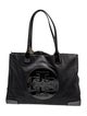 Tory Burch Leather Trim Nylon Tote Bag