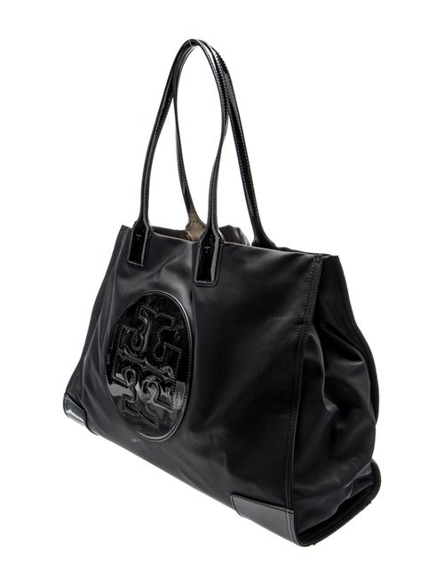 Tory Burch Leather Trim Nylon Tote Bag