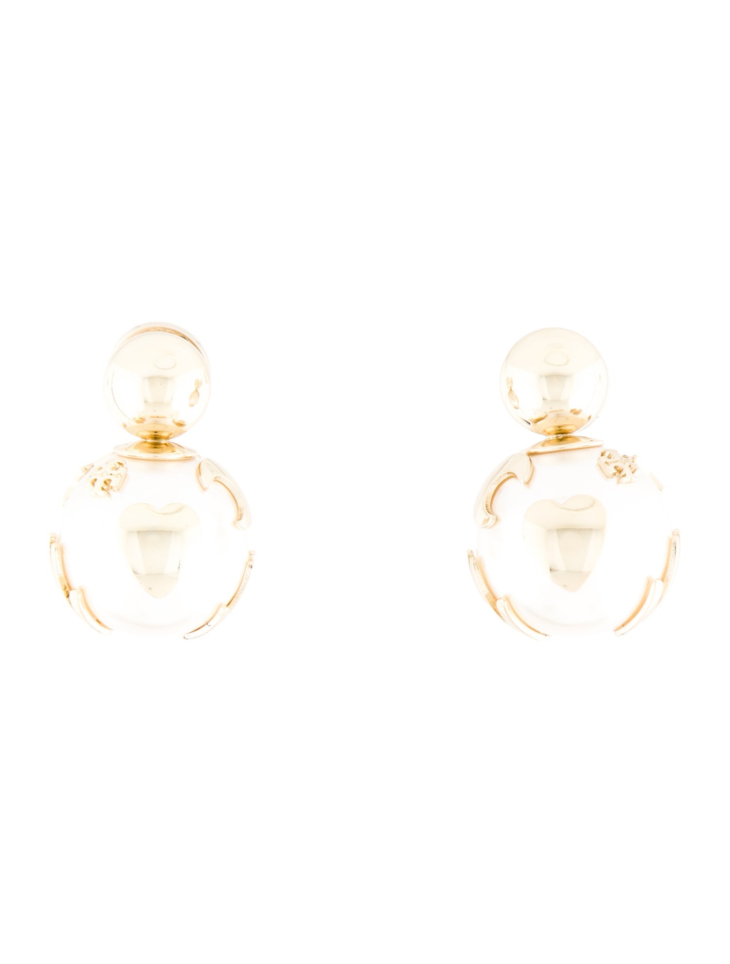 Tory Burch Faux Pearl Drop Earrings