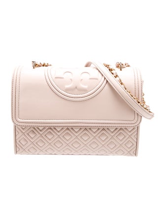 Tory Burch Leather Logo Shoulder Bag