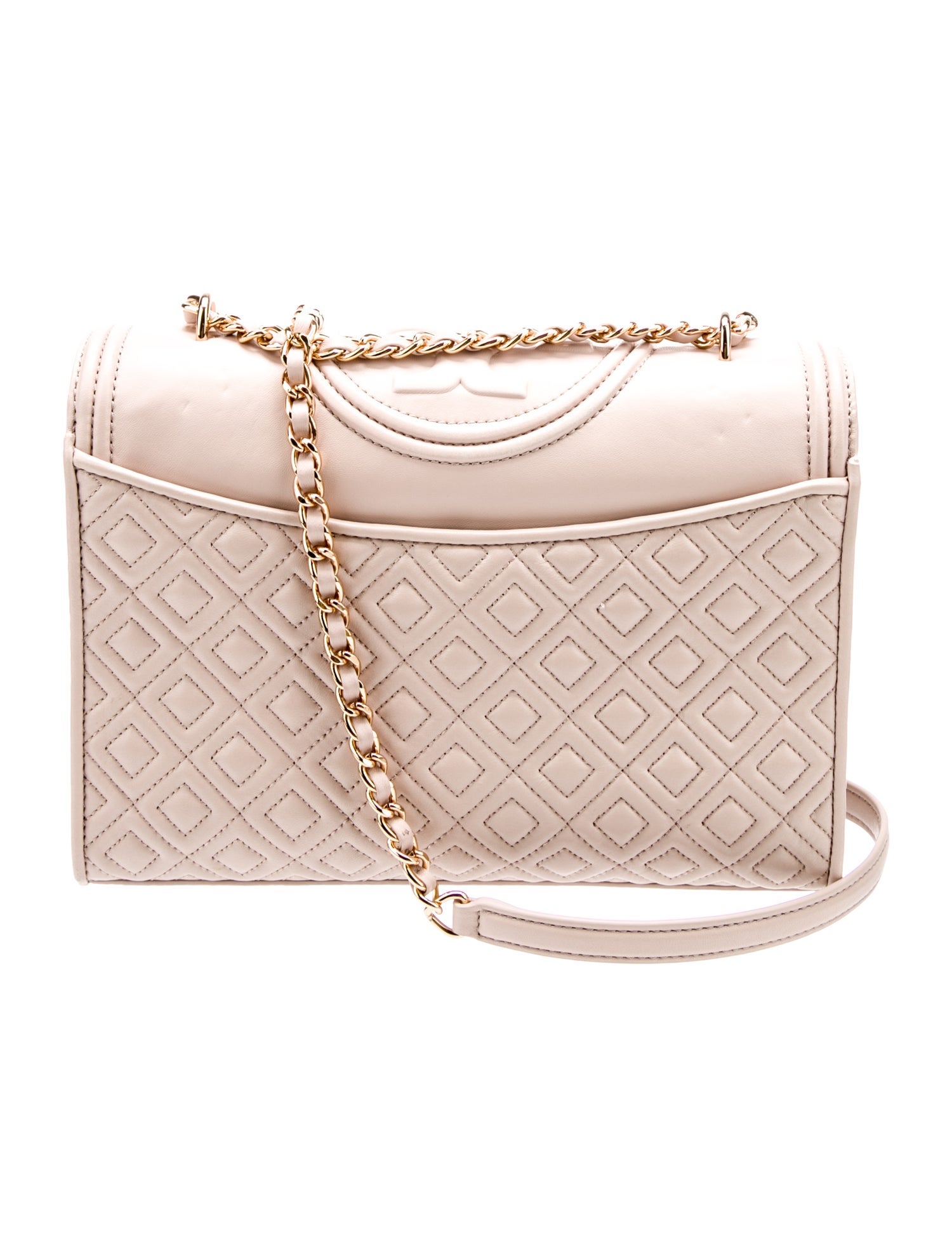 Tory Burch Leather Logo Shoulder Bag
