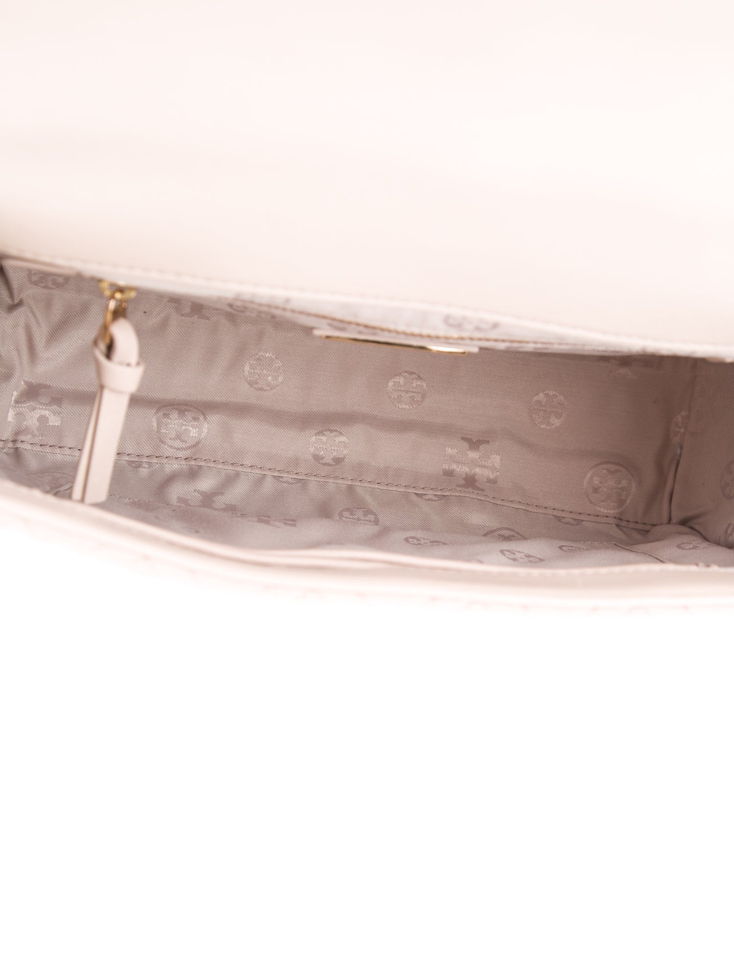 Tory Burch Leather Logo Shoulder Bag