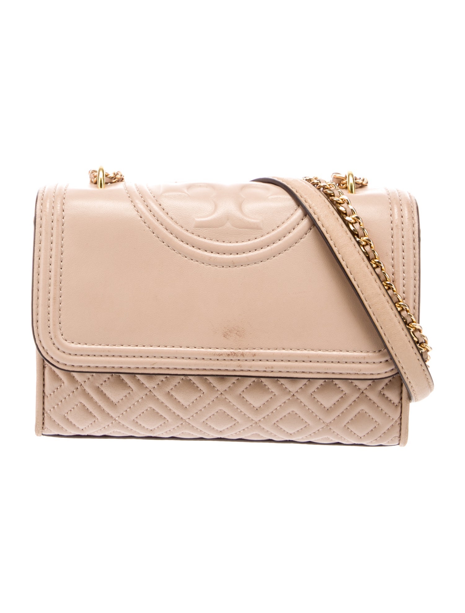 Tory Burch Leather Shoulder Bag - Pink Shoulder Bags