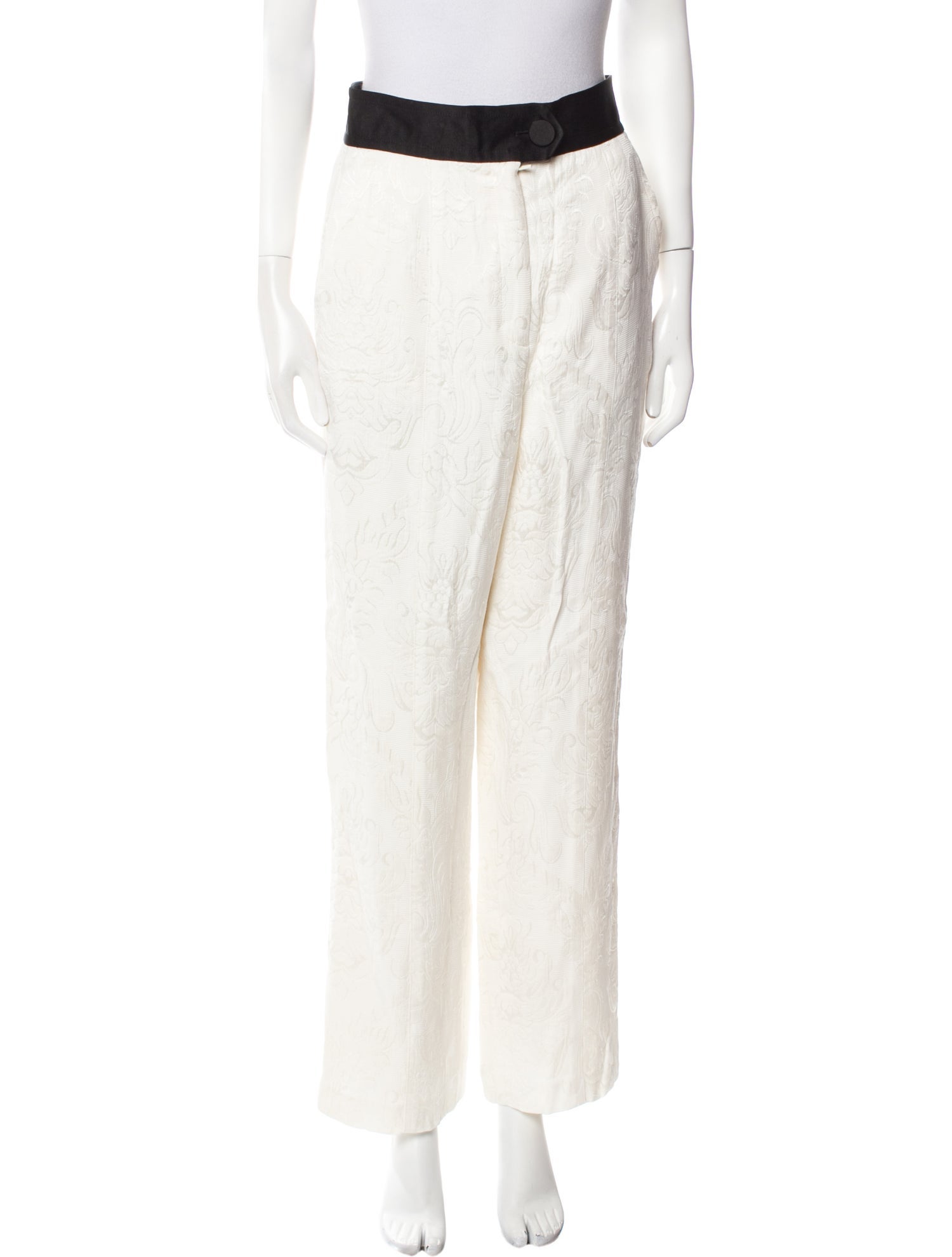 Tory Burch Colorblock Pattern Wide Leg Pants w/ Tags