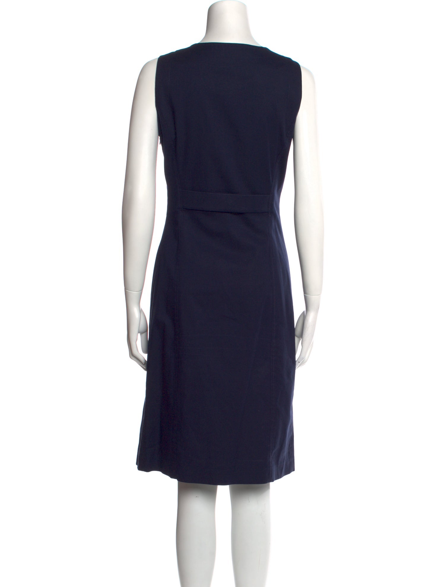 Tory Burch Scoop Neck Knee-Length Dress - Blue Dresses, Clothing -  WTO674158 | The RealReal