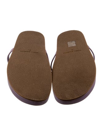 Tory Burch Leather Slides