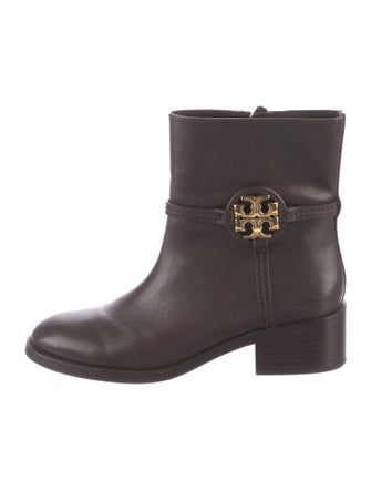 Tory Burch Leather Moto Boots