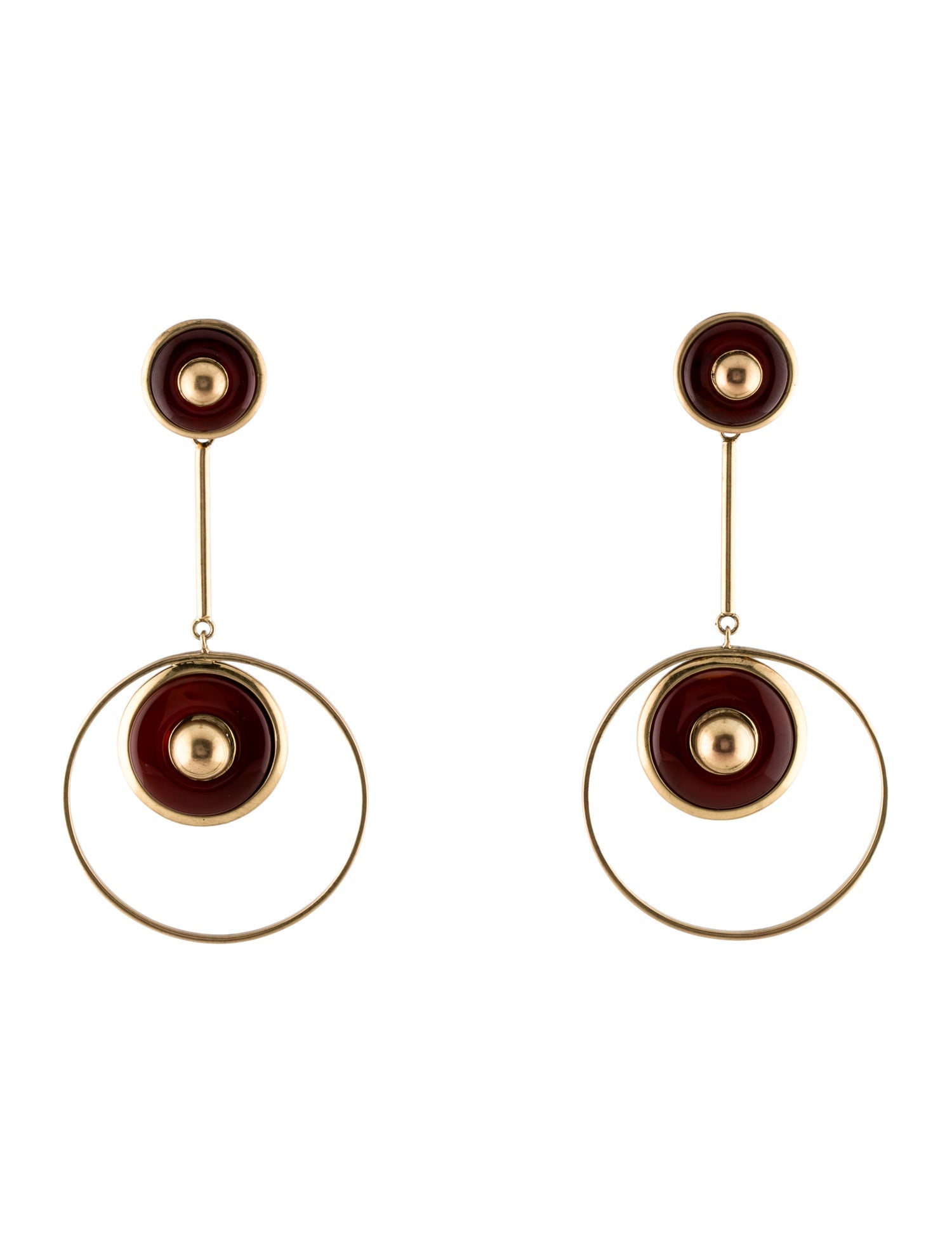 Tory Burch Resin Linear Drop Earrings