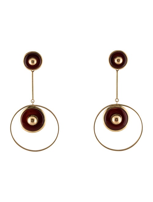 Tory Burch Resin Linear Drop Earrings